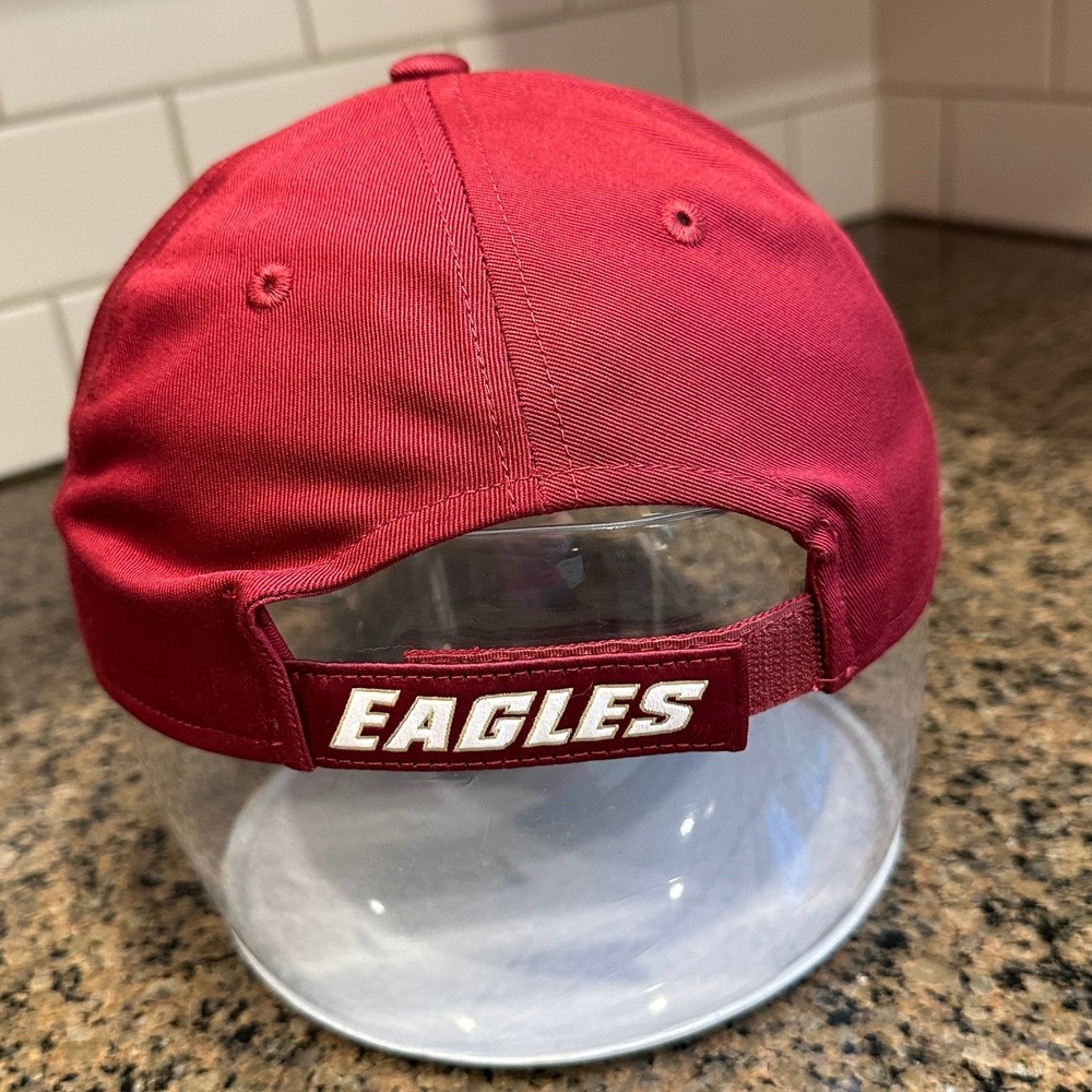 Boston College Adidas Adjustable Baseball Cap Men OS Maroon Cotton - Picture 4 of 10